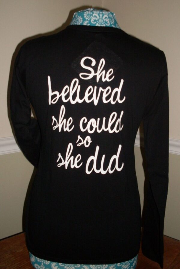 she believed she could so she did